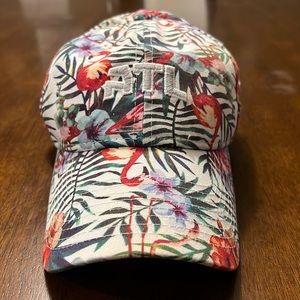 Atlanta Hawks New Era adjustable floral pattern 9Twenty hat